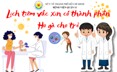 Lịch tiêm vắc xin có thành phần ho gà cho trẻ